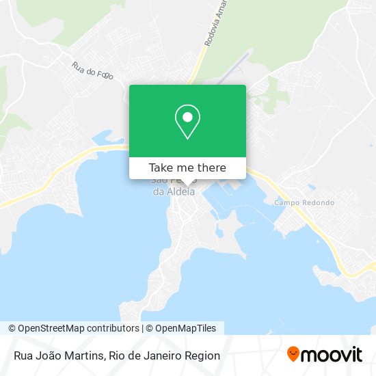 Mapa Rua João Martins