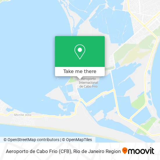 Aeroporto de Cabo Frio (CFB) map