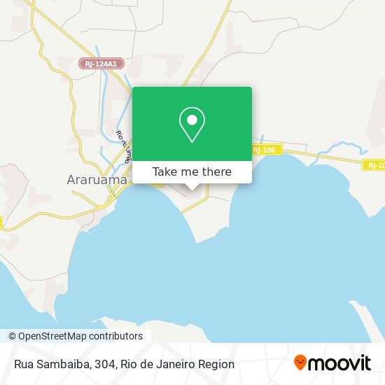 Mapa Rua Sambaiba, 304