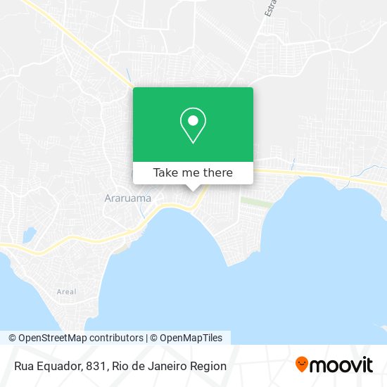 Mapa Rua Equador, 831