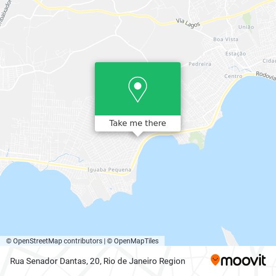 Mapa Rua Senador Dantas, 20