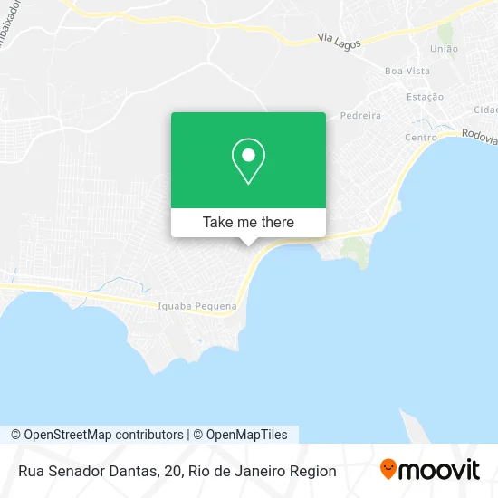 Rua Senador Dantas, 20 map