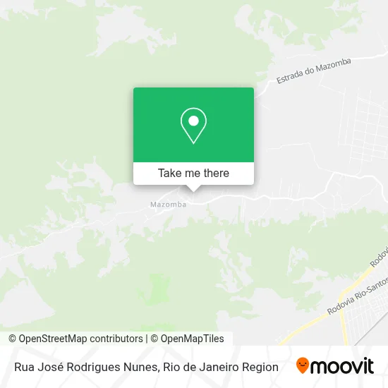 Rua José Rodrigues Nunes map