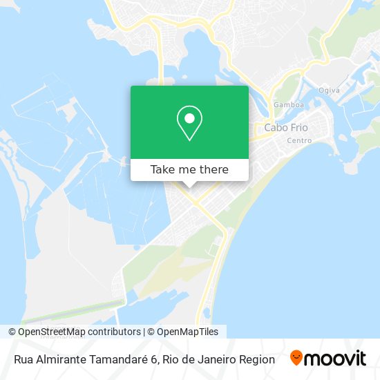 Mapa Rua Almirante Tamandaré 6