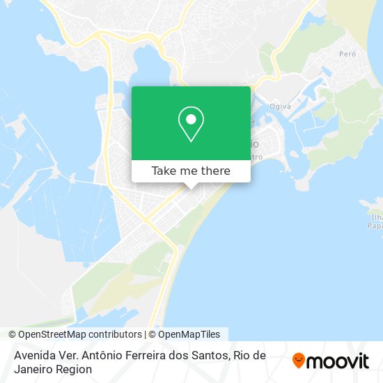 Mapa Avenida Ver. Antônio Ferreira dos Santos