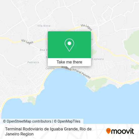Terminal Rodoviário de Iguaba Grande map