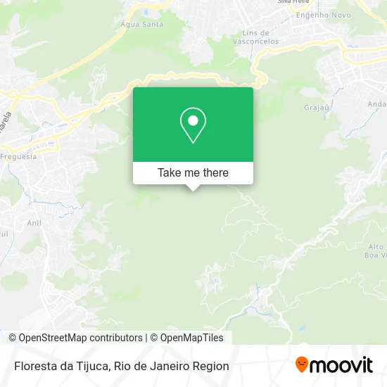 Floresta da Tijuca map