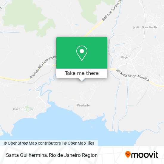 Santa Guilhermina map
