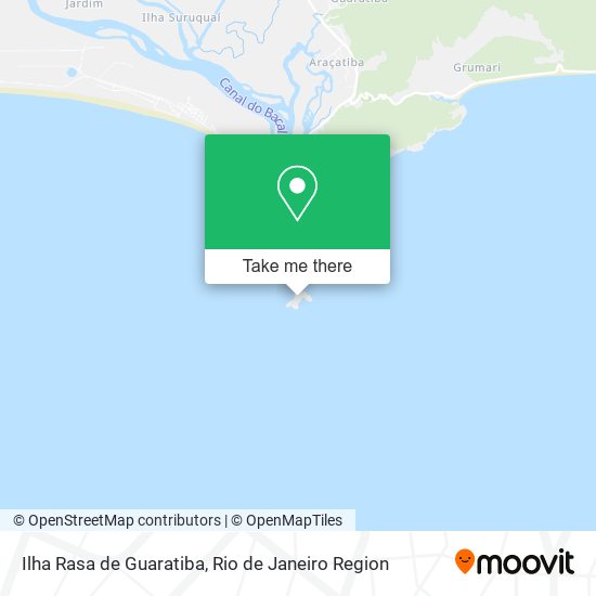 Ilha Rasa de Guaratiba map