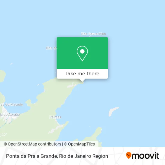 Ponta da Praia Grande map