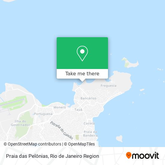 Praia das Pelônias map