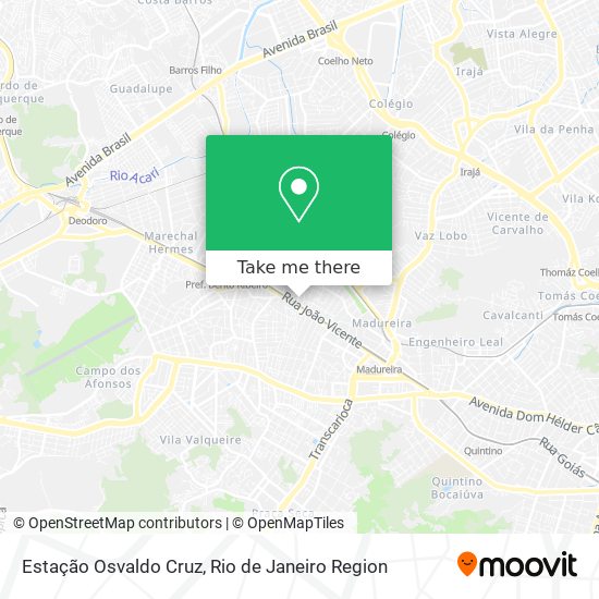 Estação Osvaldo Cruz map