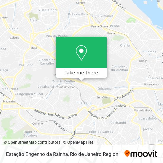 Estação Engenho da Rainha map