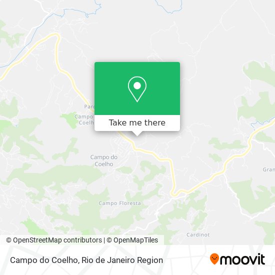 Mapa Campo do Coelho