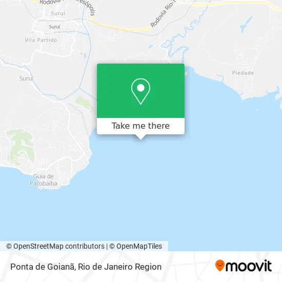 Ponta de Goianã map