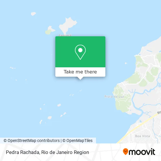 Pedra Rachada map