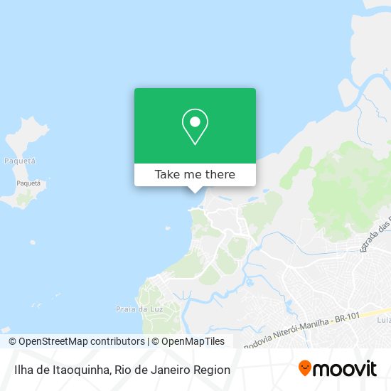 Ilha de Itaoquinha map