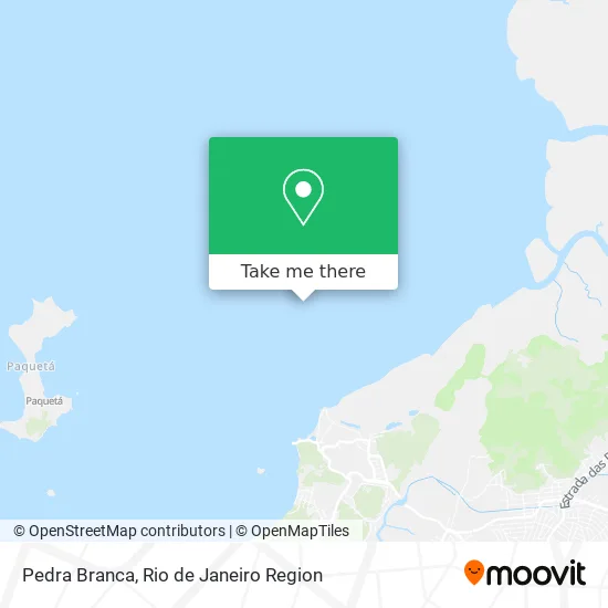 Pedra Branca map