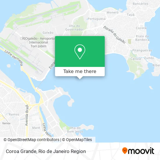 Coroa Grande map