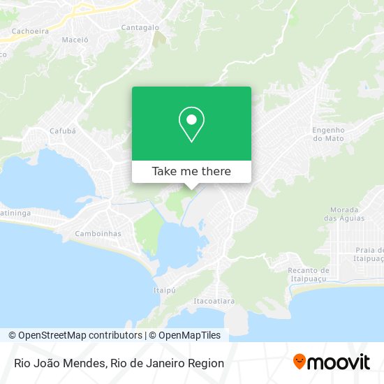 Rio João Mendes map