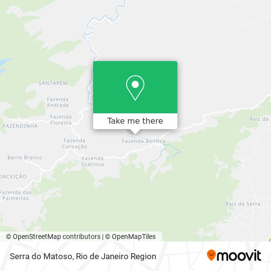 Serra do Matoso map