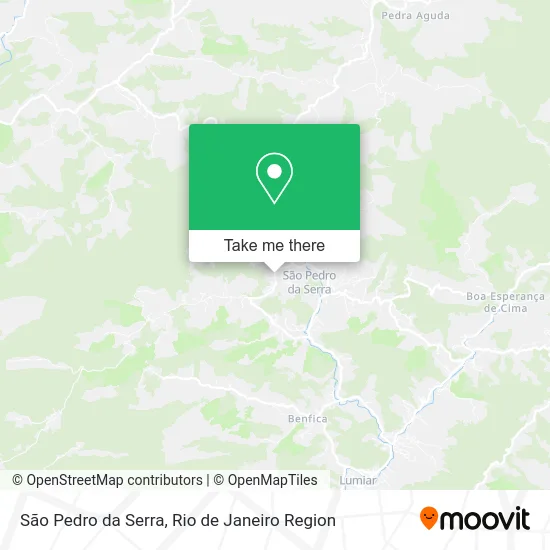 São Pedro da Serra map
