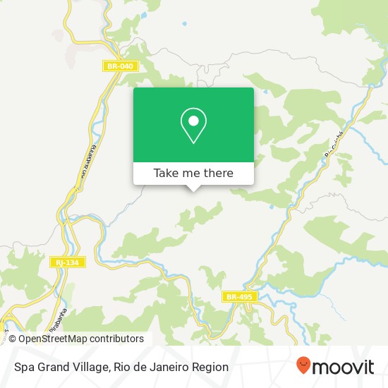 Spa Grand Village map