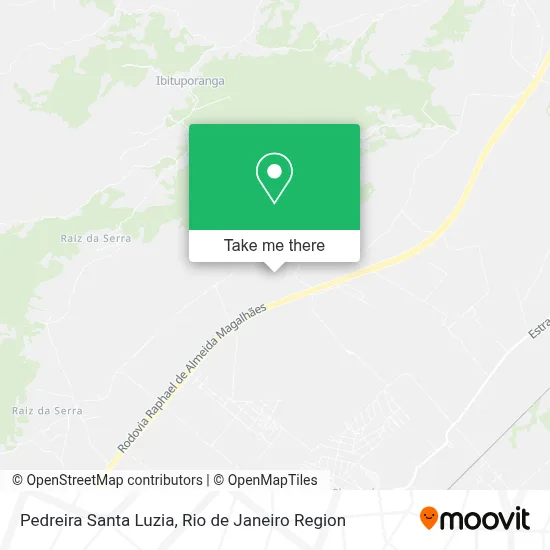 Pedreira Santa Luzia map