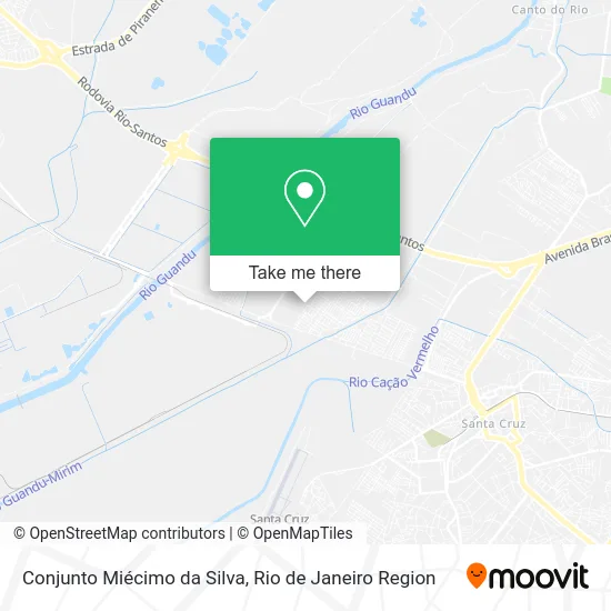 Conjunto Miécimo da Silva map