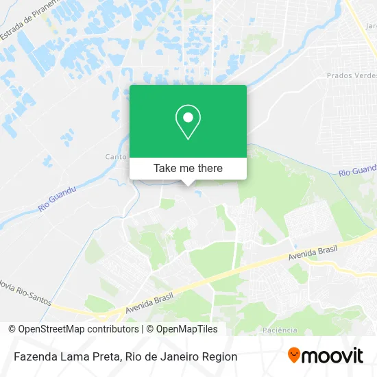 Fazenda Lama Preta map