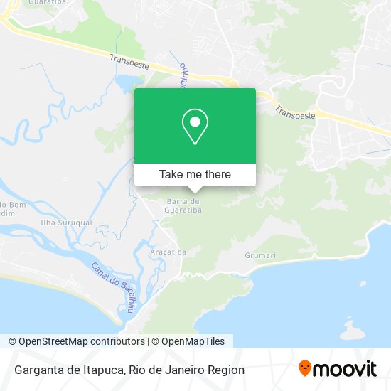 Garganta de Itapuca map