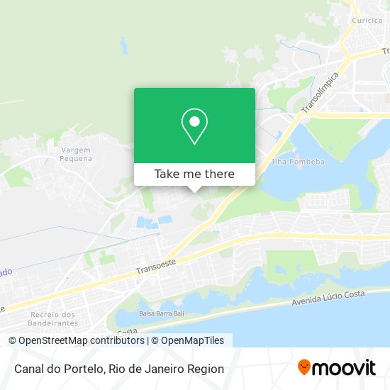 Canal do Portelo map