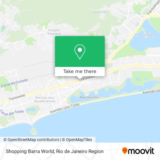 Shopping Barra World map