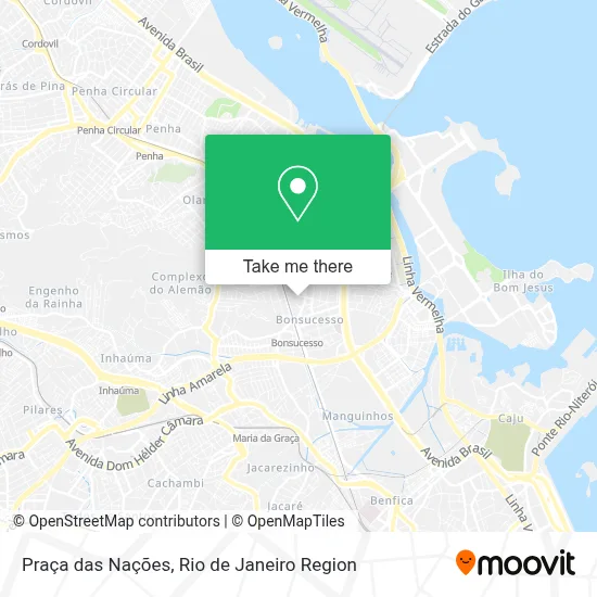 Praça das Nações map