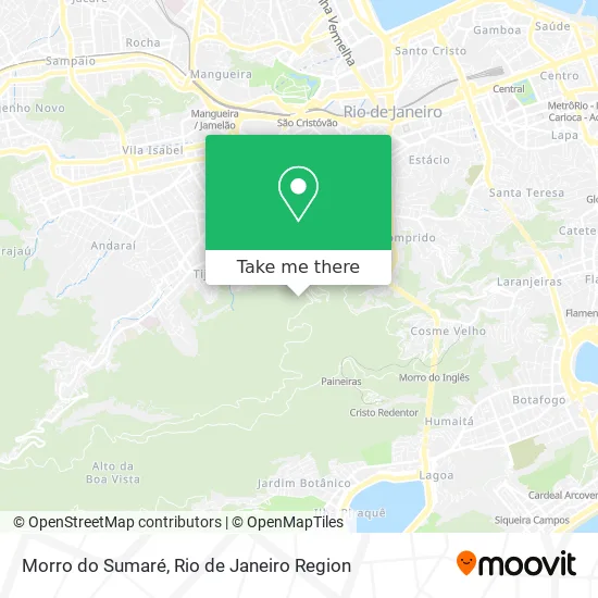 Morro do Sumaré map