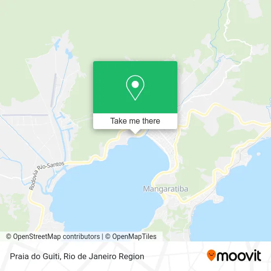 Praia do Guiti map