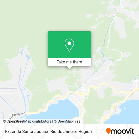 Fazenda Santa Justina map