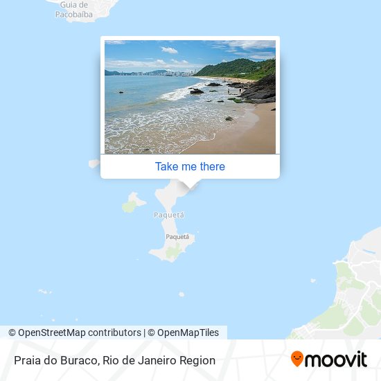 Praia do Buraco map