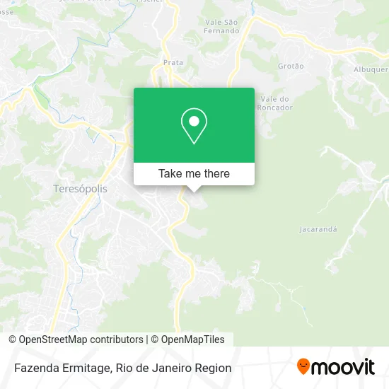 Fazenda Ermitage map