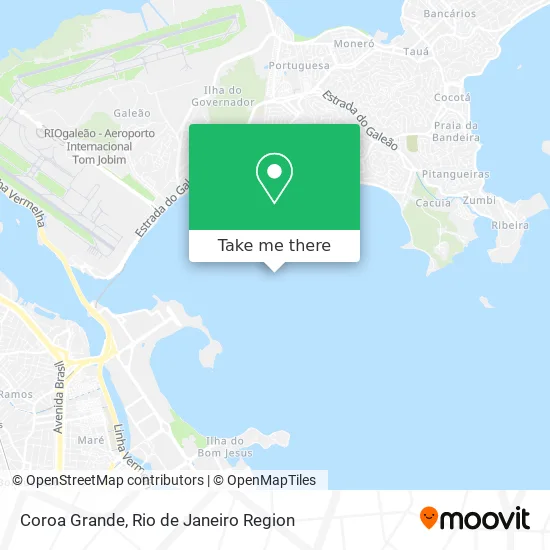 Coroa Grande map