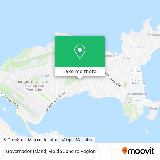 Governador Island map
