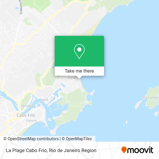 La Plage Cabo Frio map