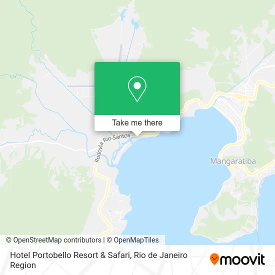 Hotel Portobello Resort & Safari map