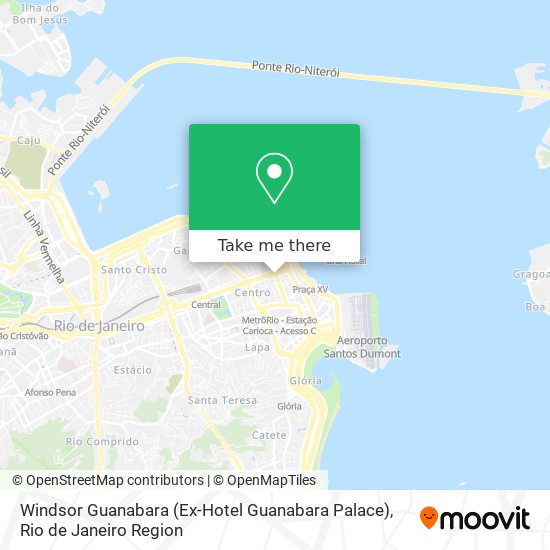 Windsor Guanabara (Ex-Hotel Guanabara Palace) map