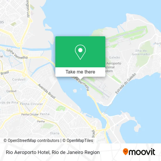 Rio Aeroporto Hotel map