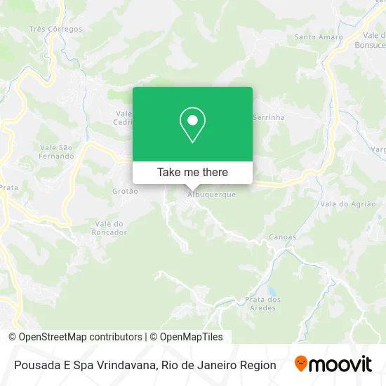 Pousada E Spa Vrindavana map