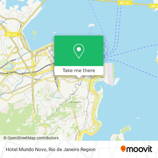 Hotel Mundo Novo map