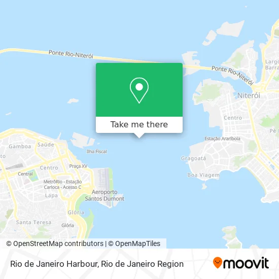 Rio de Janeiro Harbour map
