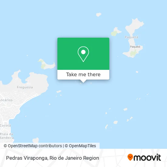Pedras Viraponga map