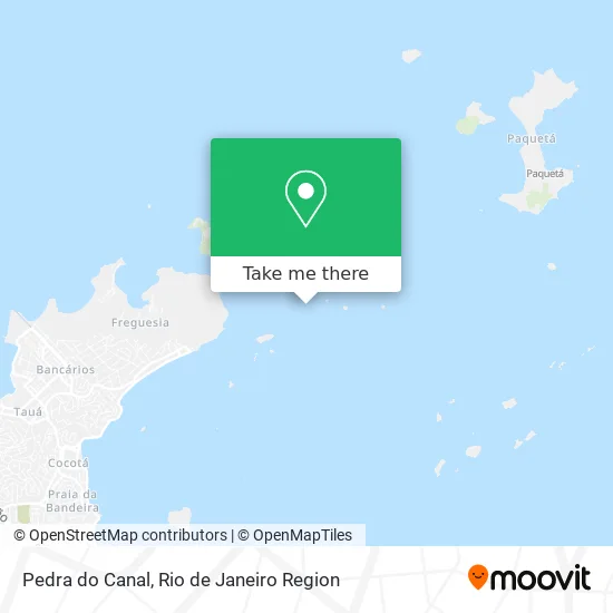 Pedra do Canal map